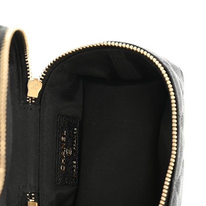 Chanel Caviar Quilted Mini Top Handle Vanity With Chain Black 5 of 11