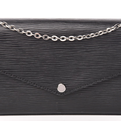Louis Vuitton Epi Pochette Felicie Black 14 of 15