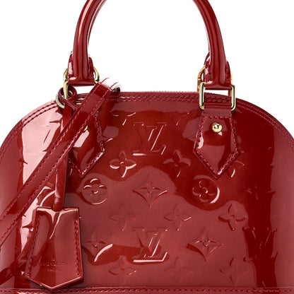 Louis Vuitton Vernis Alma BB Pomme D'Amour 7 of 9