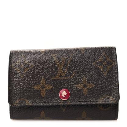 Louis Vuitton LOUIS VUITTON Monogram 6 Key Multicles Holder Fuchsia 1 of 7