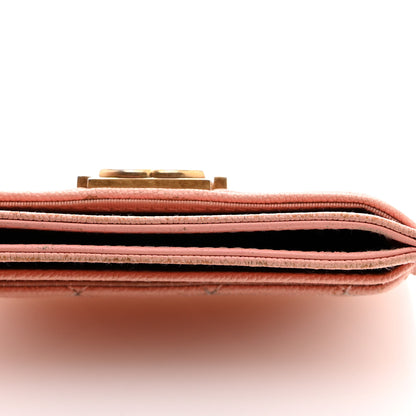 Chanel Caviar Quilted Boy Card Holder Light Pink 11 of 11