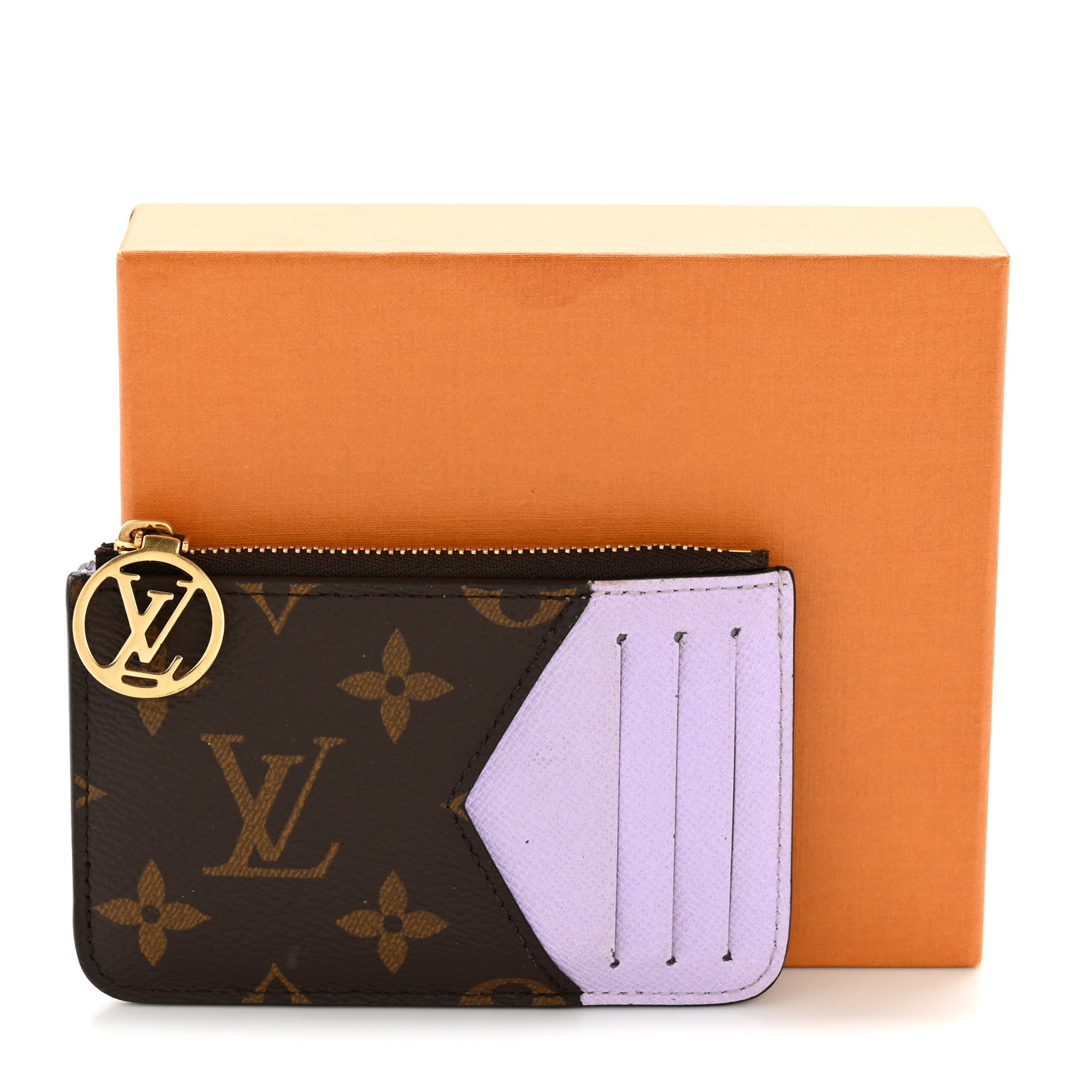 Louis Vuitton Monogram Zipped Romy Card Holder Bubble Tea 1882672
