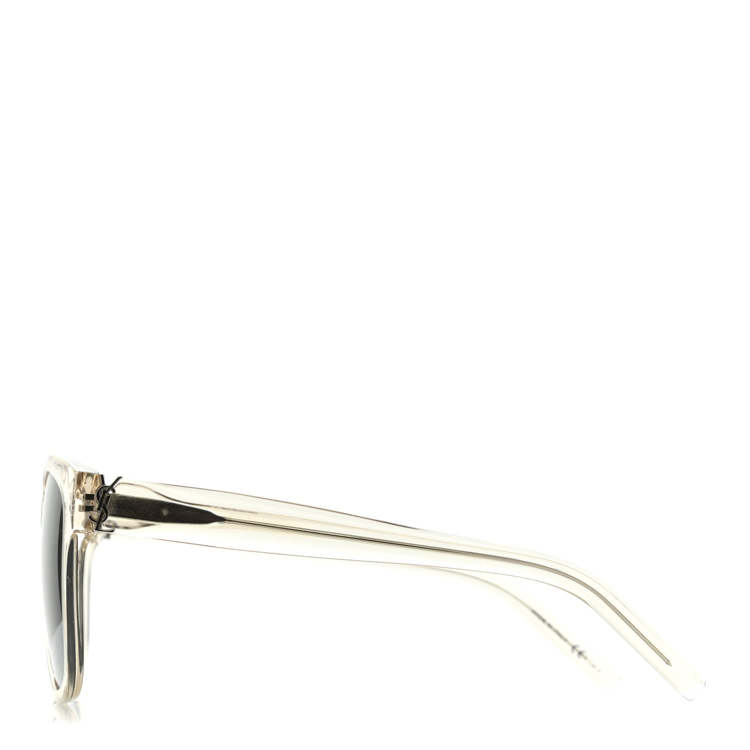 Saint Laurent Acetate Square Sunglasses SL M68 Transparent 3 of 7