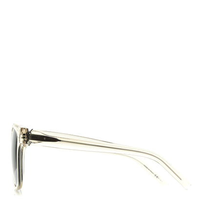 Saint Laurent Acetate Square Sunglasses SL M68 Transparent 3 of 7