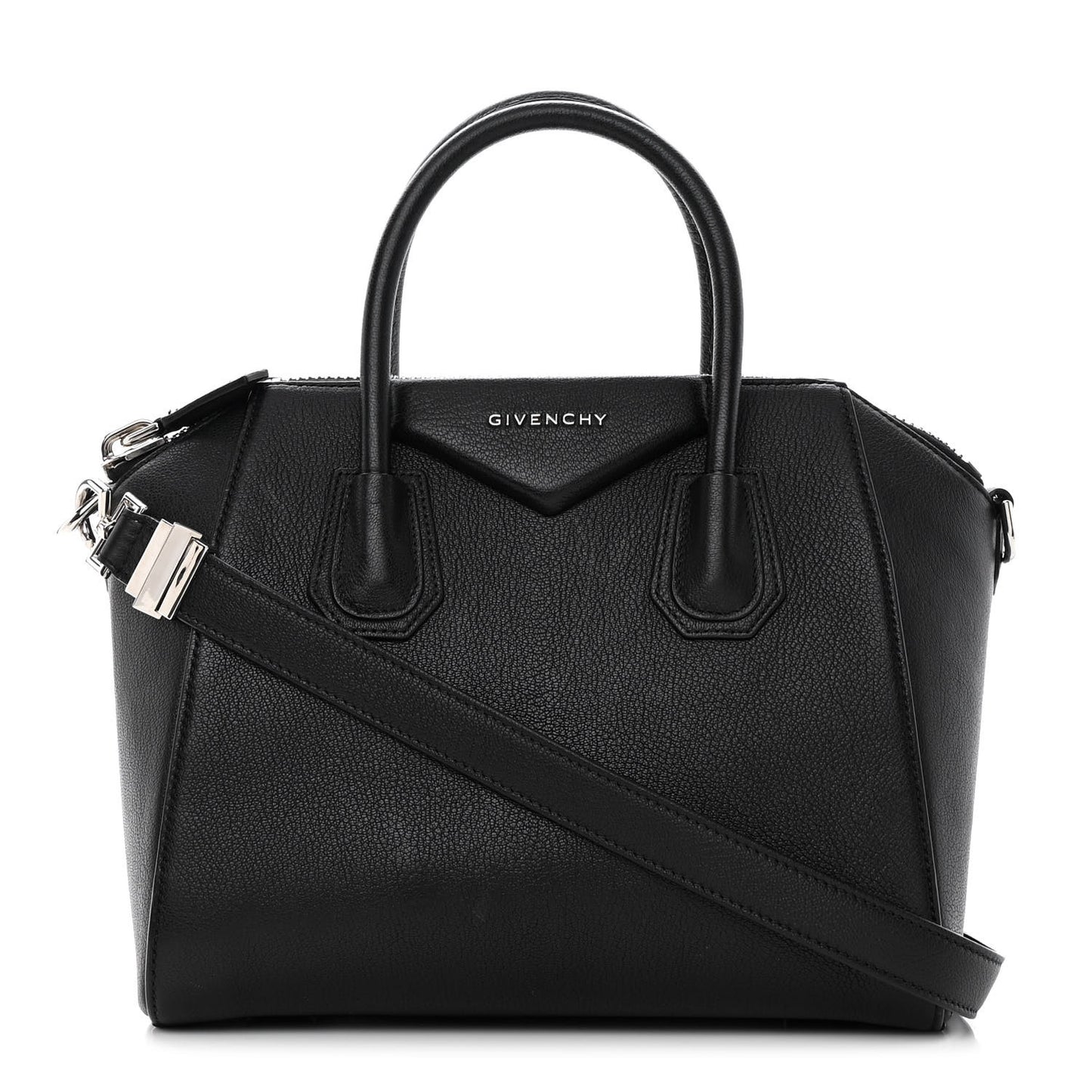 Sugar Goatskin Small Antigona Black
