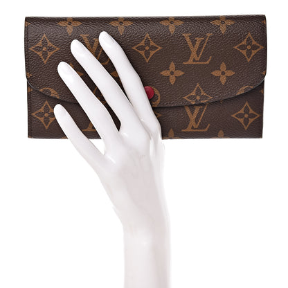 Louis Vuitton Monogram Emilie Wallet Fuchsia 2 of 6