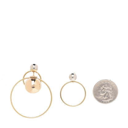 Christian Dior Pearl Mise En Dior Tribal Hoop Earrings 2 of 4
