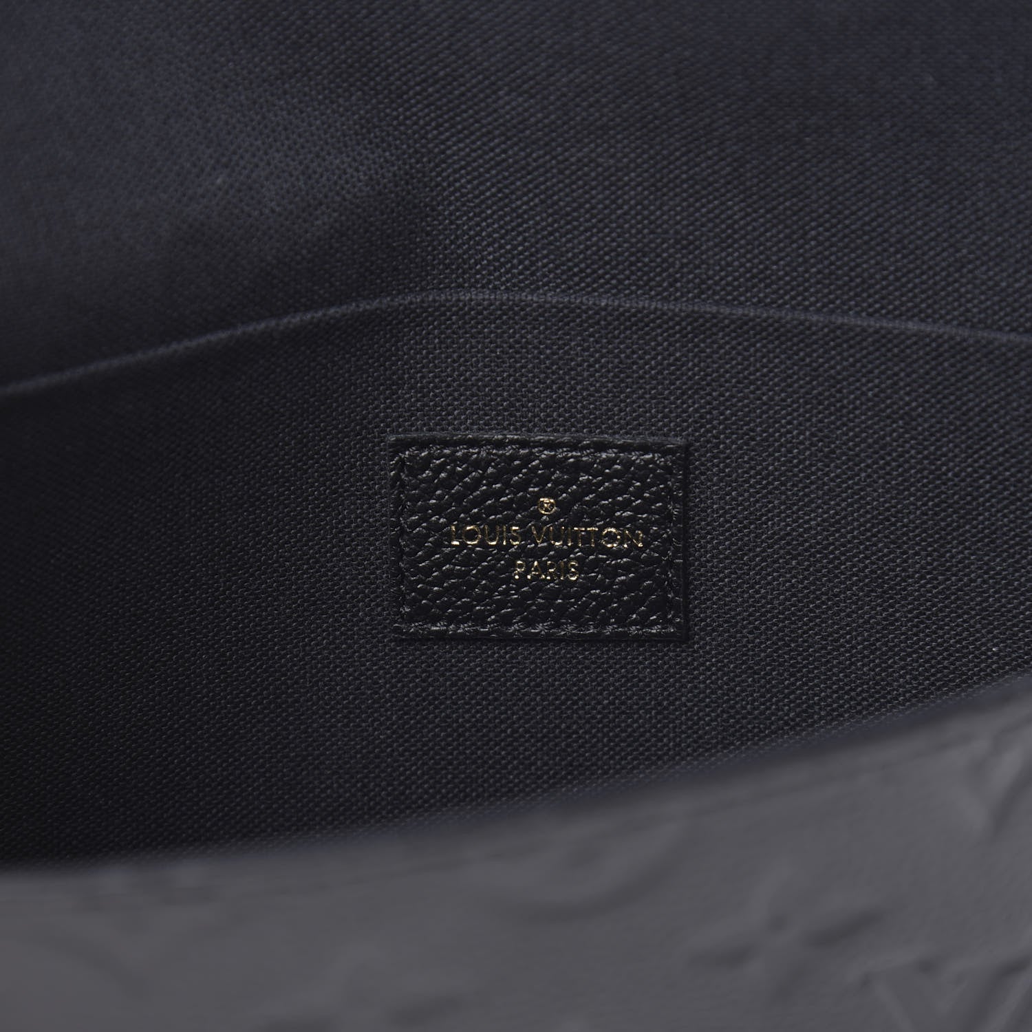 Louis Vuitton Empreinte Pochette Felicie Chain Wallet Black 6 of 11