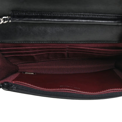 Chanel Lambskin Quilted Wallet On Chain WOC Black 7 of 13