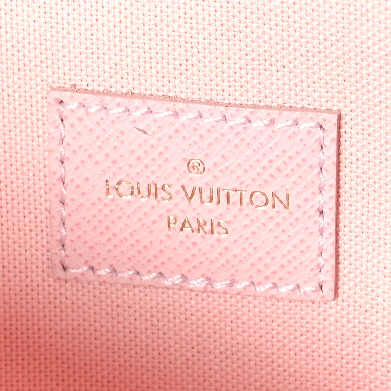 Louis Vuitton Damier Azur Pochette Felicie Chain Wallet Rose Ballerine 7 of 11