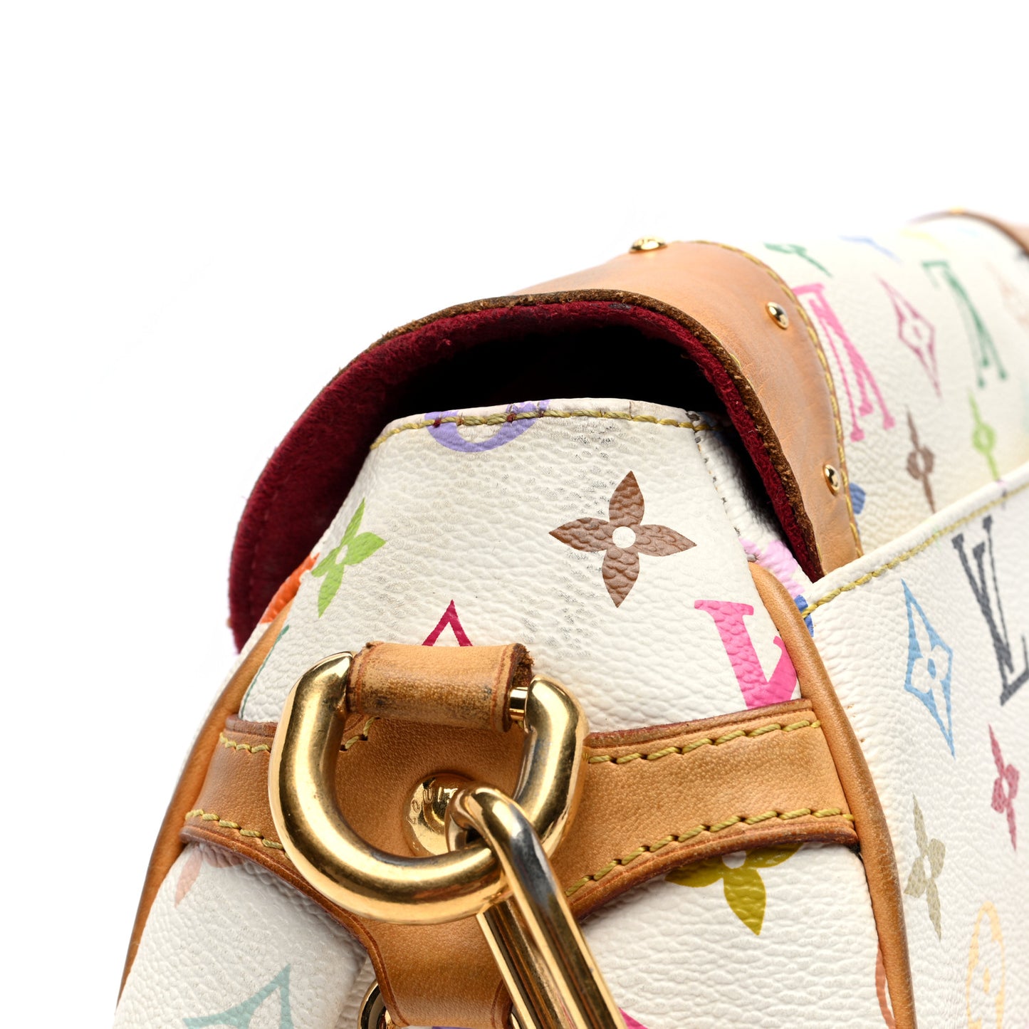 Monogram Multicolor Beverly MM White