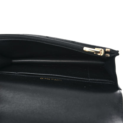 Chanel Lambskin Quilted Flap Phone Holder With Chain Black 5 of 11