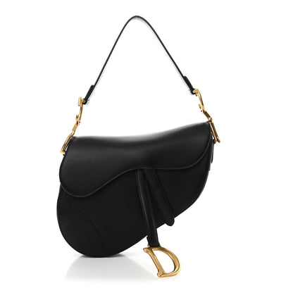 Christian Dior Calfskin Saddle Bag Black 1 of 14
