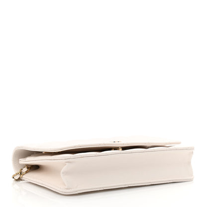 Chanel Caviar Quilted Wallet On Chain WOC White 3 of 11