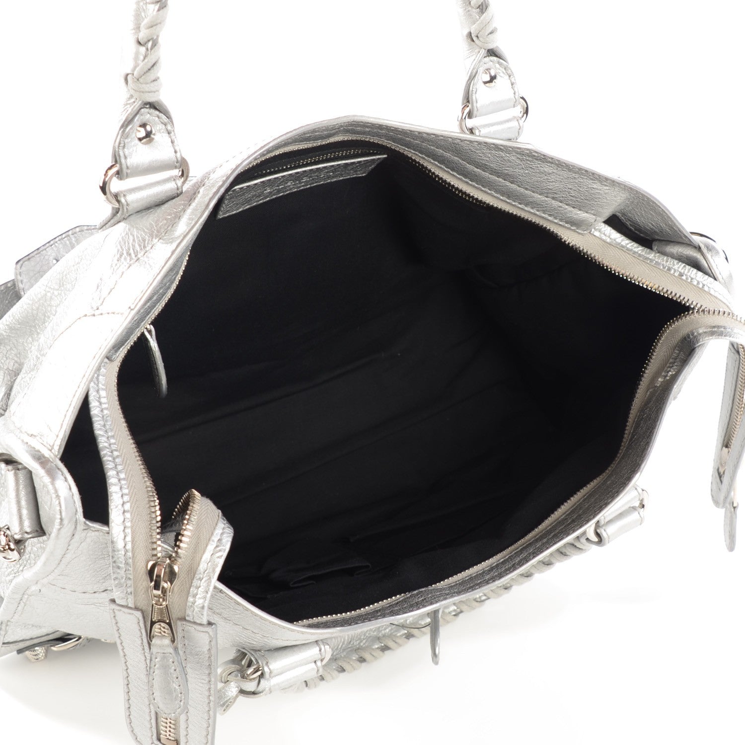 Balenciaga Agneau Giant 12 Silver Hardware City Gris Aluminum 5 of 8
