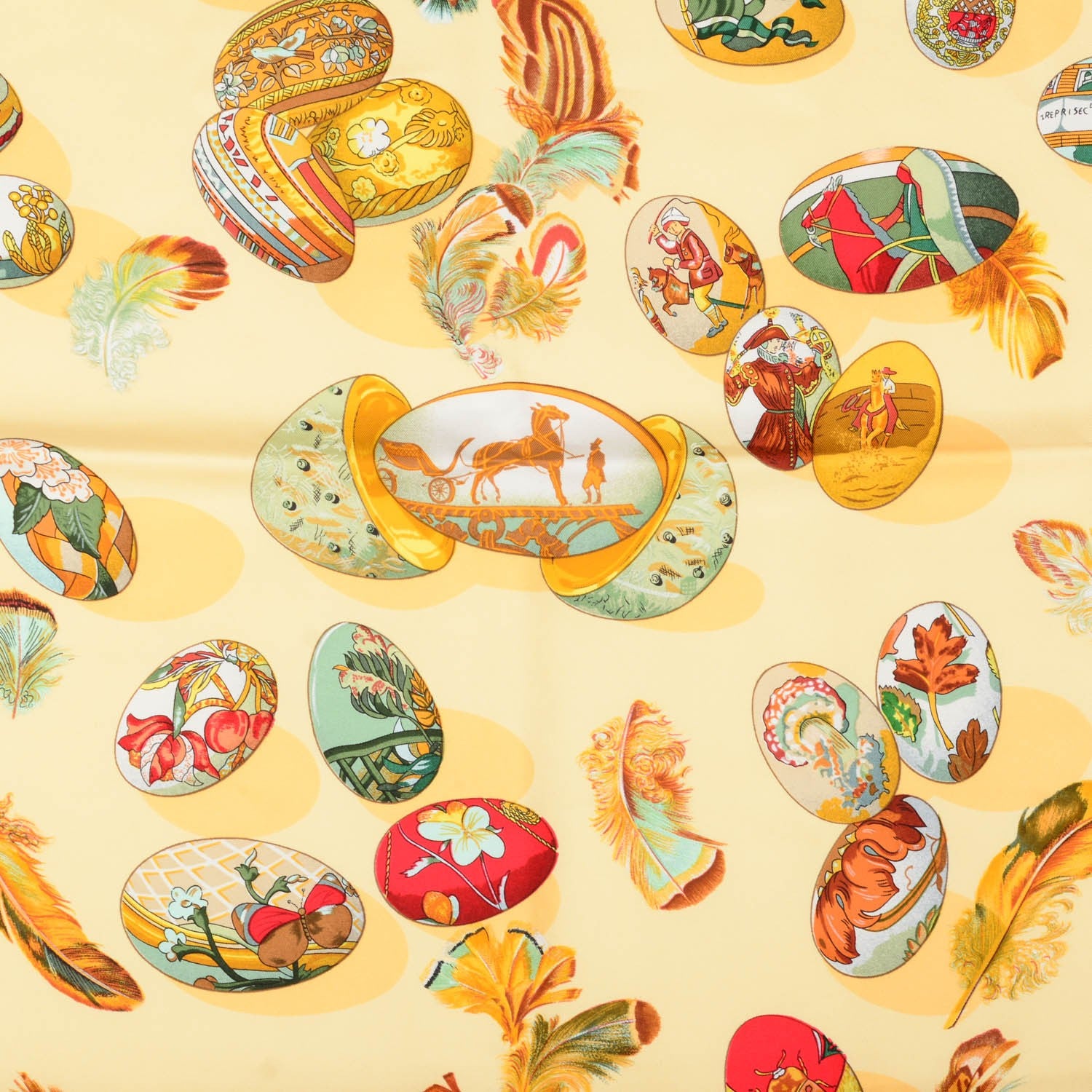 Hermes Silk Couvee d'Scarf 90 1 of 6
