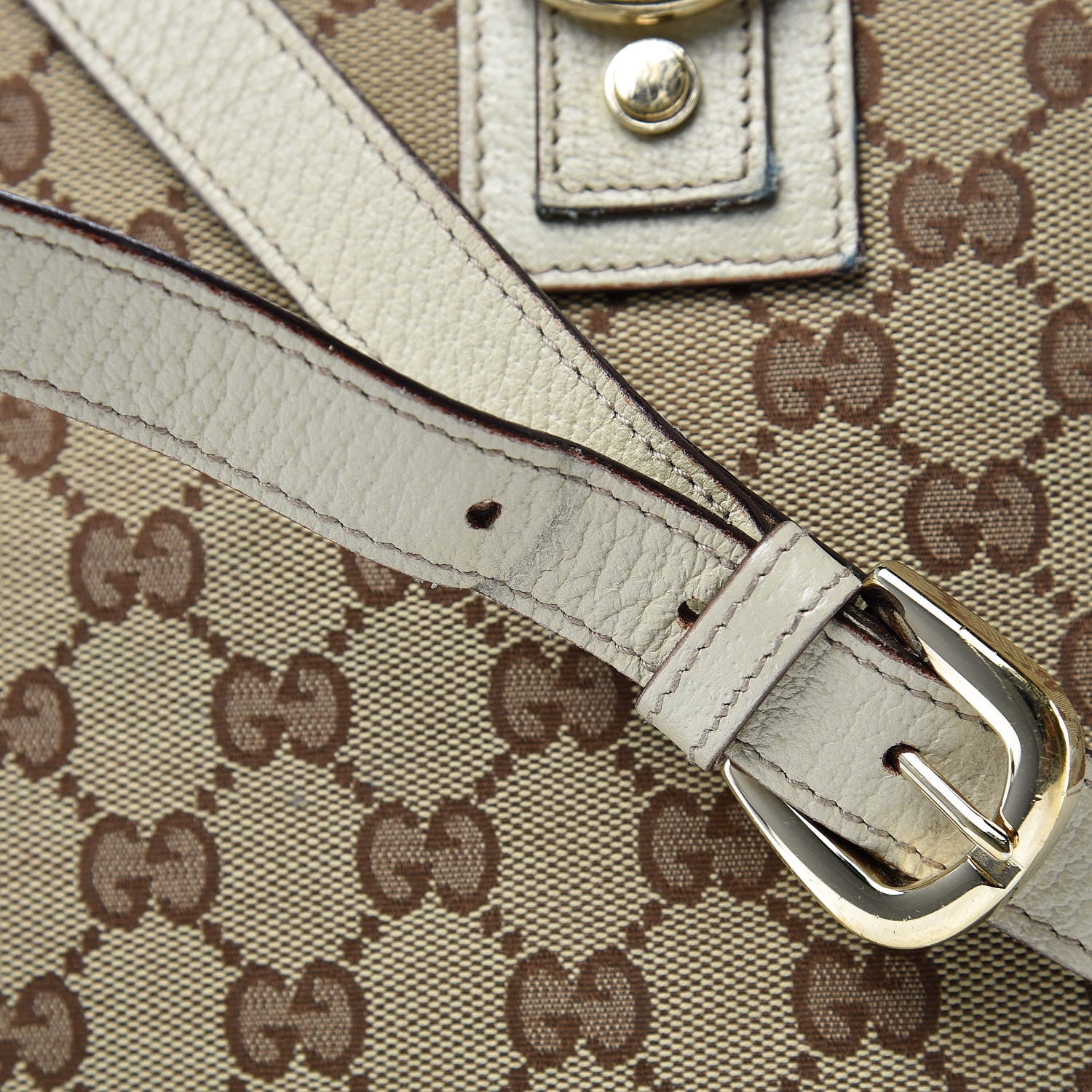 Gucci Monogram Abbey Messenger Bag Off White 11 of 19