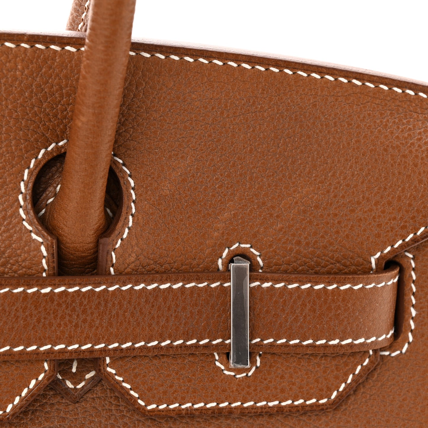 Natural Barenia Faubourg Birkin 30 Fauve