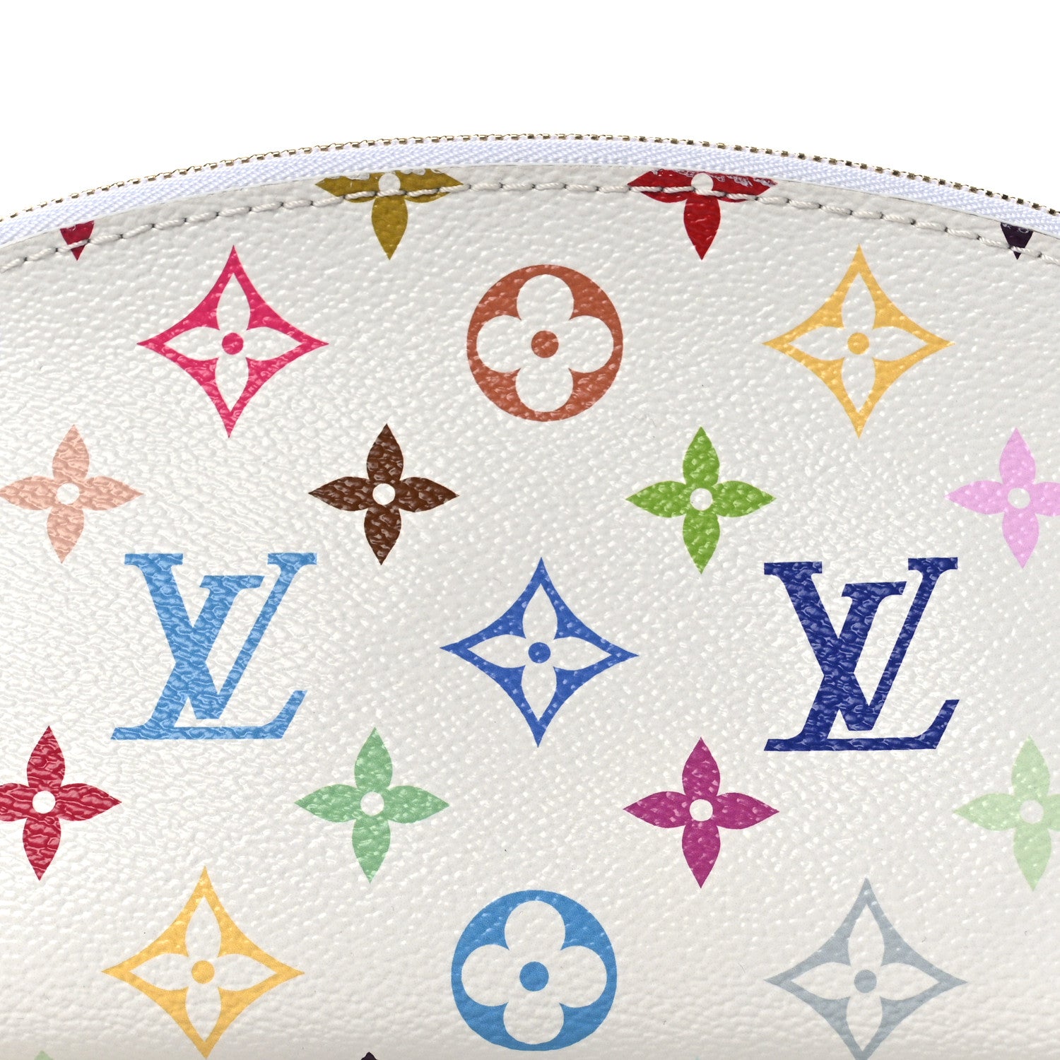 Louis Vuitton LV x TM Monogram Multicolor Cosmetic Pouch PM White 7 of 9