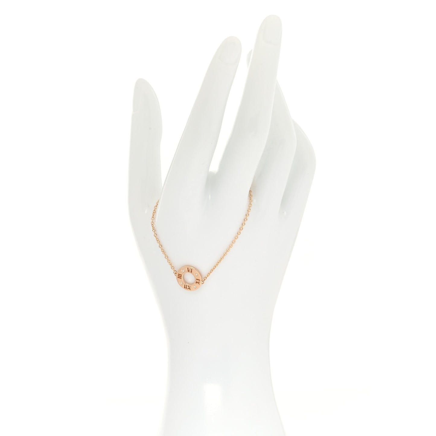 18K Yellow Gold Diamond Atlas Pierced Bracelet