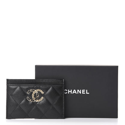 Chanel Caviar Quilted French New Wave Card Holder Black 12 of 12