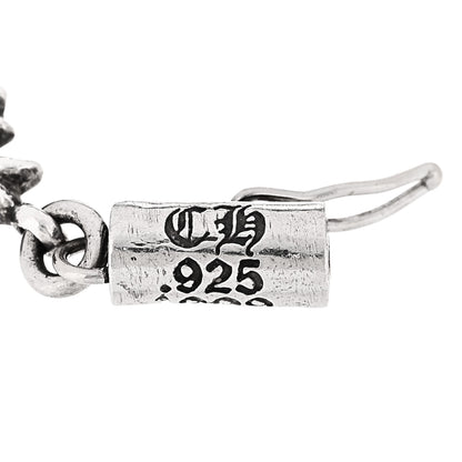 Chrome Hearts Sterling Silver Tiny E CH Plus Bracelet 4 of 4