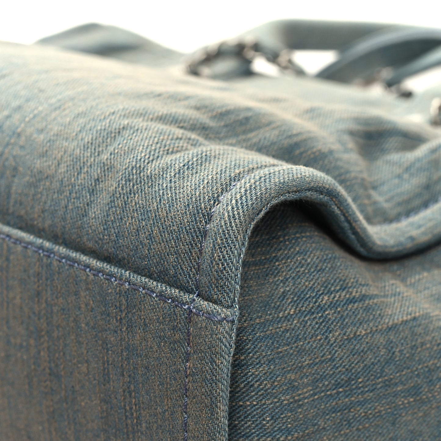 Denim Small Deauville Tote Light Blue