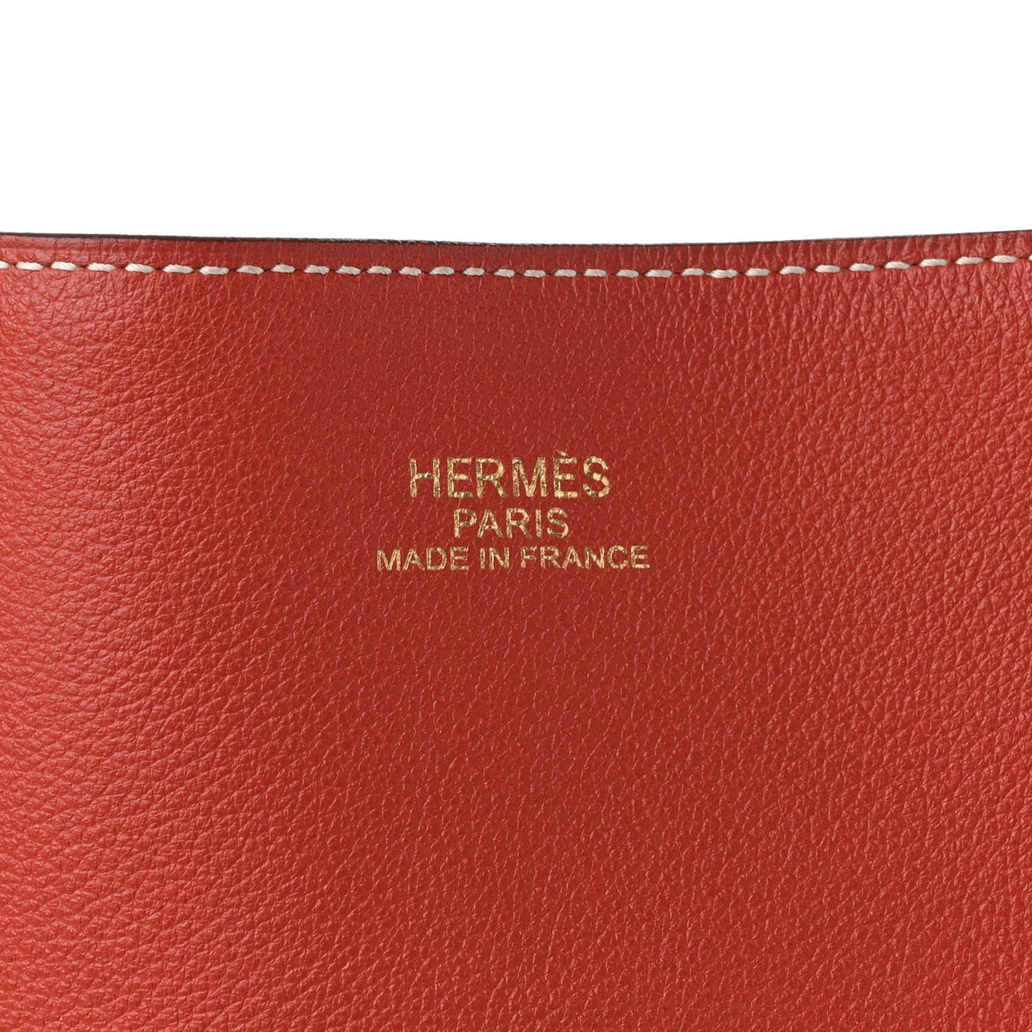 Hermes Taurillon Clemence Double Sens Reversible Tote Sanguine Rose Jaipur 9 of 14