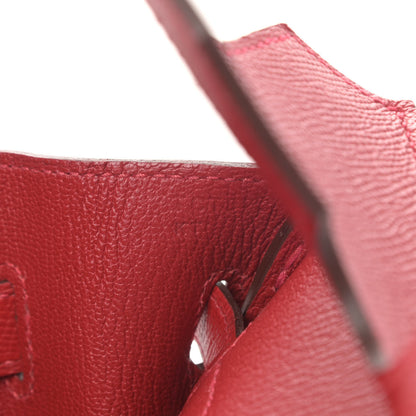 Hermes Epsom Birkin 30 Rouge Casaque 6 of 13