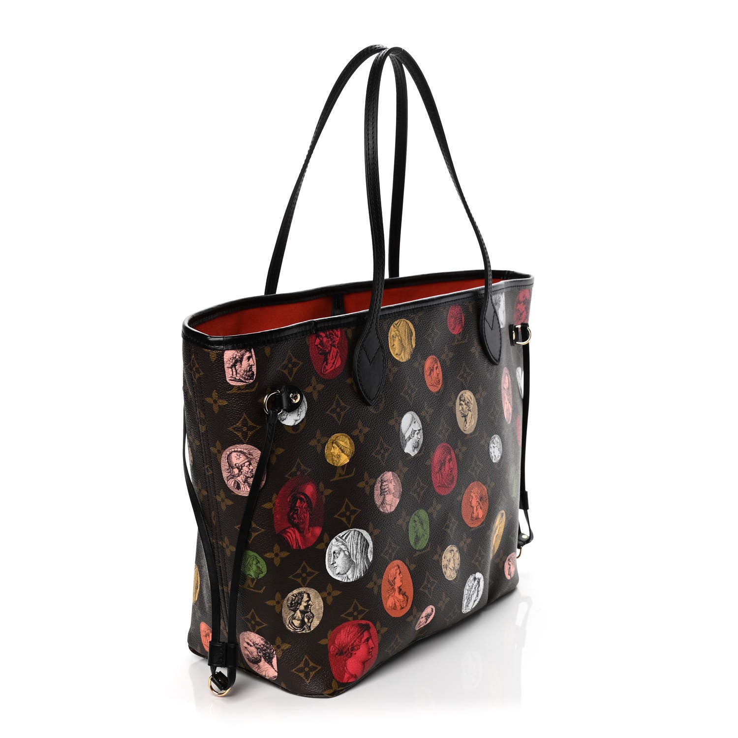 Louis Vuitton X FORNASETTI Monogram Cameo Neverfull MM 2 of 7