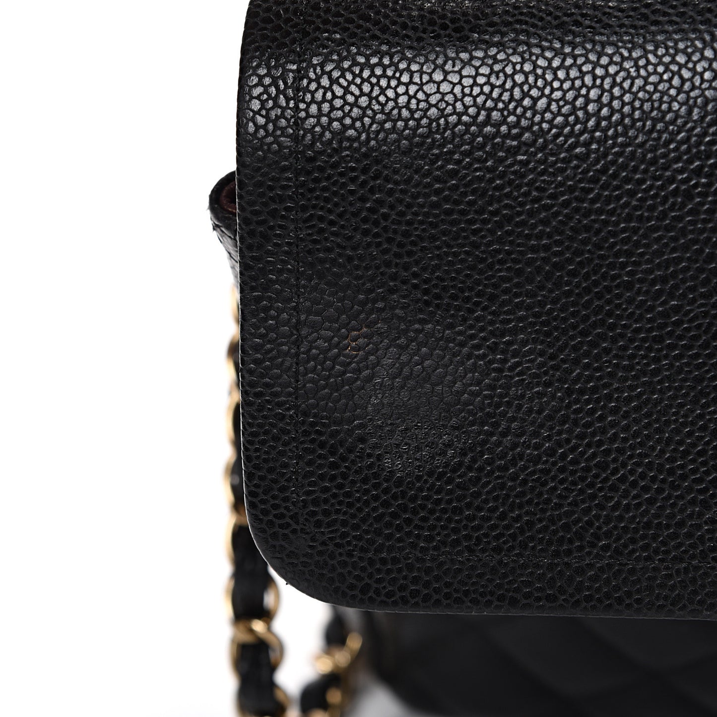 Caviar Quilted Maxi Double Flap Black