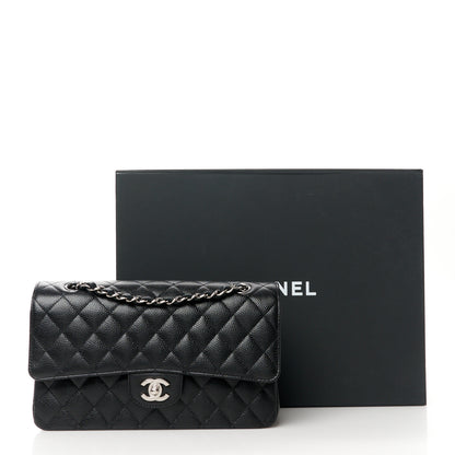 Chanel Caviar Quilted Medium Double Flap Black 12 of 12