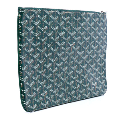 Goyard Goyardine Senat Pochette MM Green 2 of 5