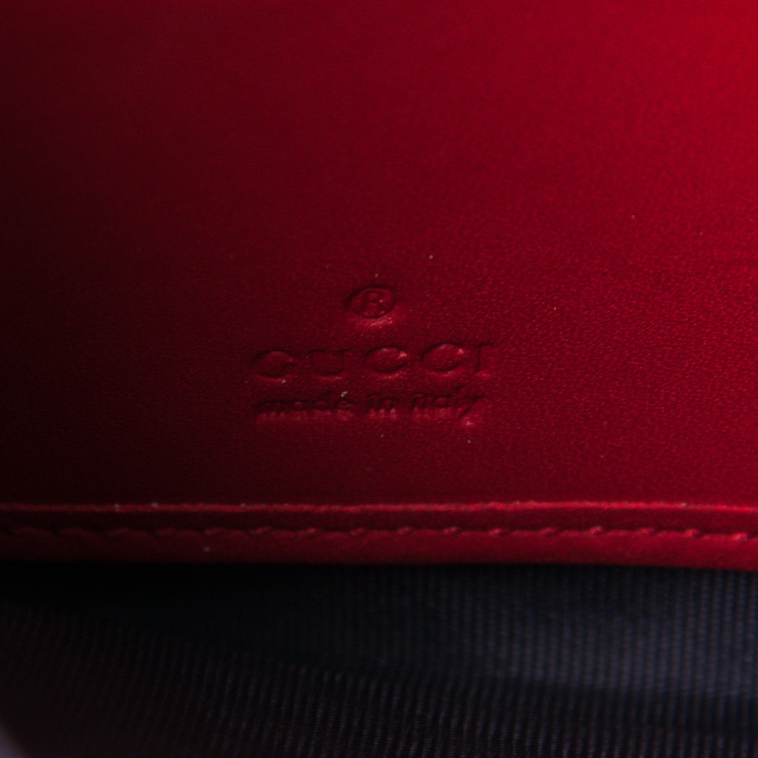 Gucci GG Supreme Monogram Blooms Zip Around Wallet Blue Red 6 of 7