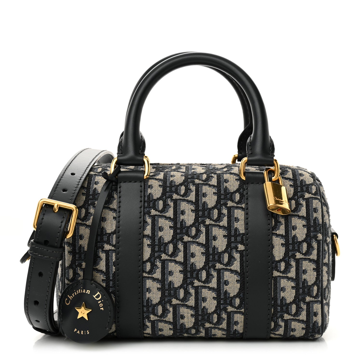 Christian Dior Oblique Groove 20 Bag Blue 1 of 10