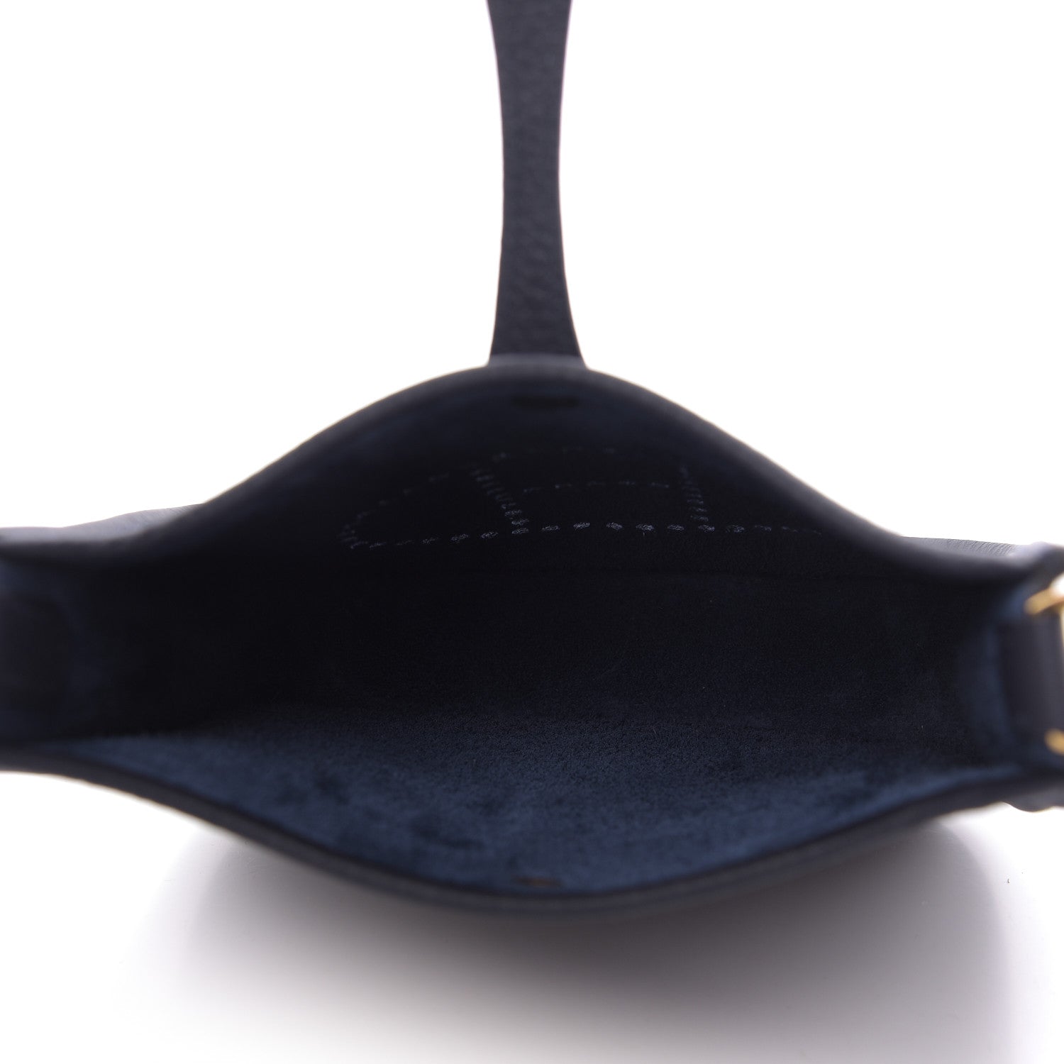 Hermes Taurillon Clemence Amazone Evelyne TPM Bleu Nuit Bleu Indigo 5 of 9