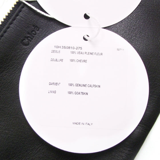 Leather Aurore Bucket Bag Black