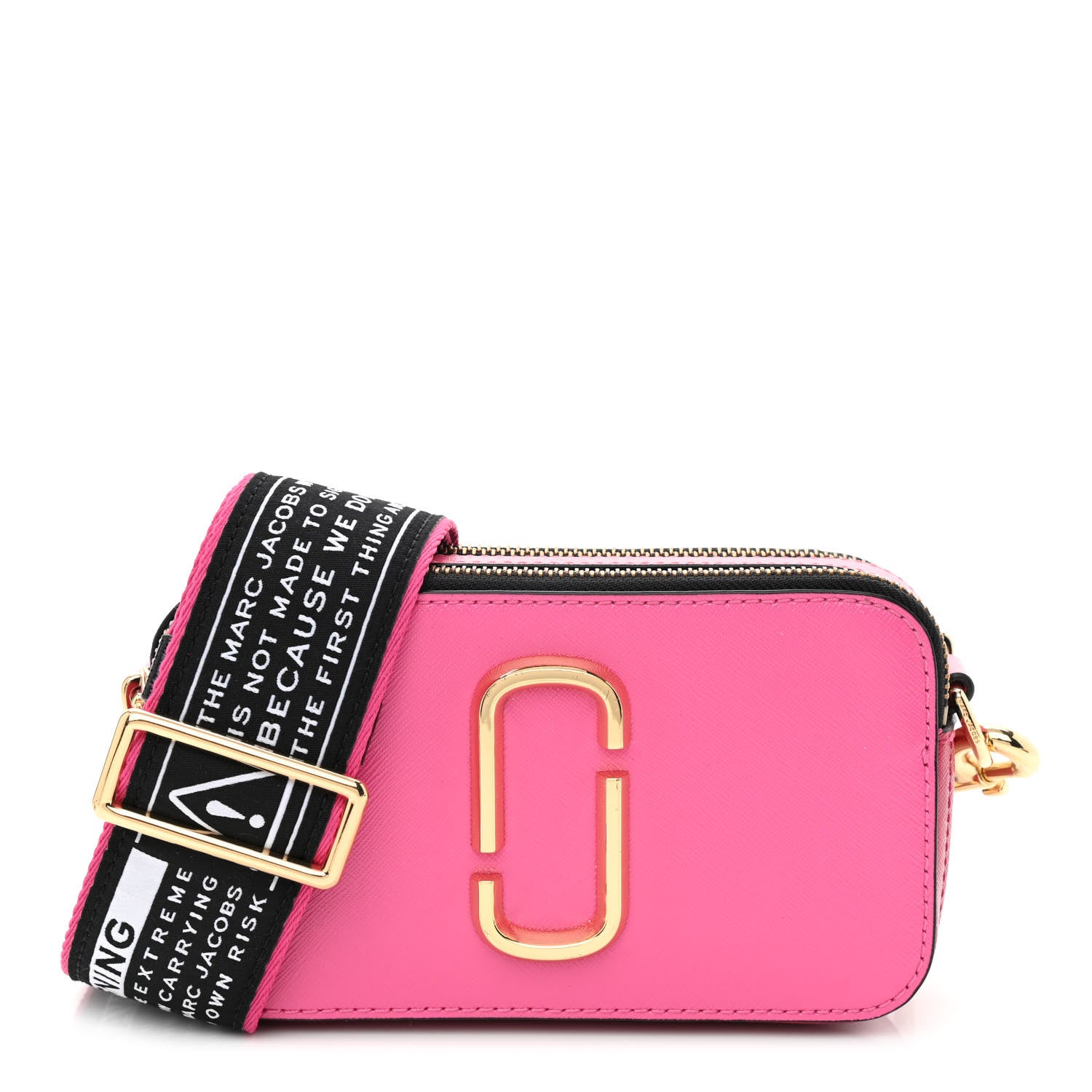 Marc Jacobs Saffiano Small Snapshot Camera Bag Pink 1 of 11