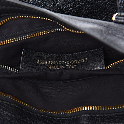 Balenciaga Chevre Gold Metallic Edge Hardware S City Black 7 of 9