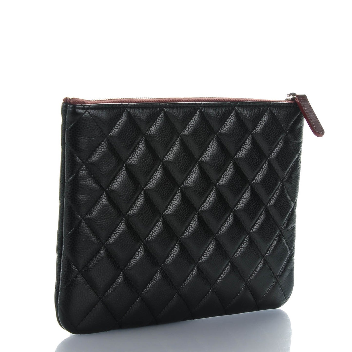 Caviar Quilted Medium Cosmetic Case Black