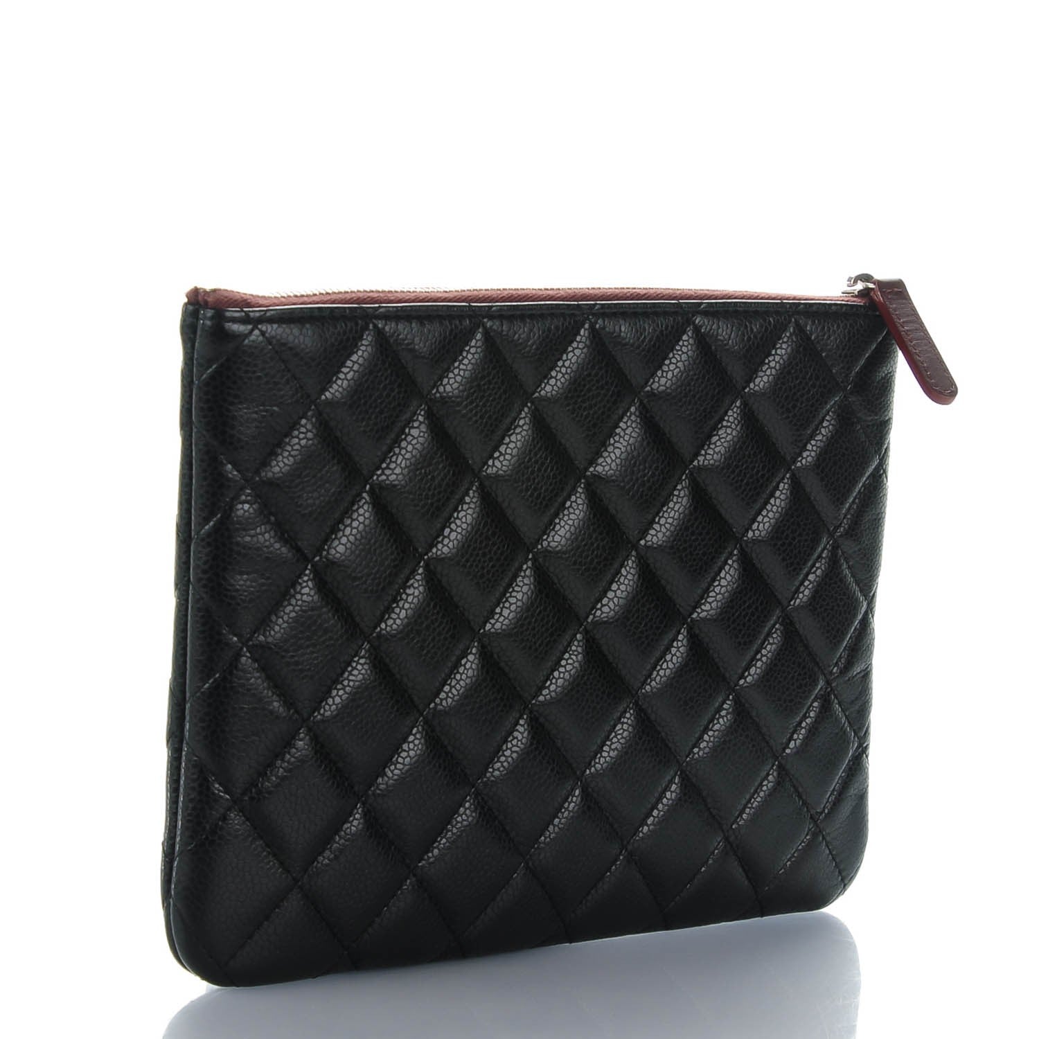 Chanel Caviar Quilted Medium Cosmetic Case Black 3 of 7