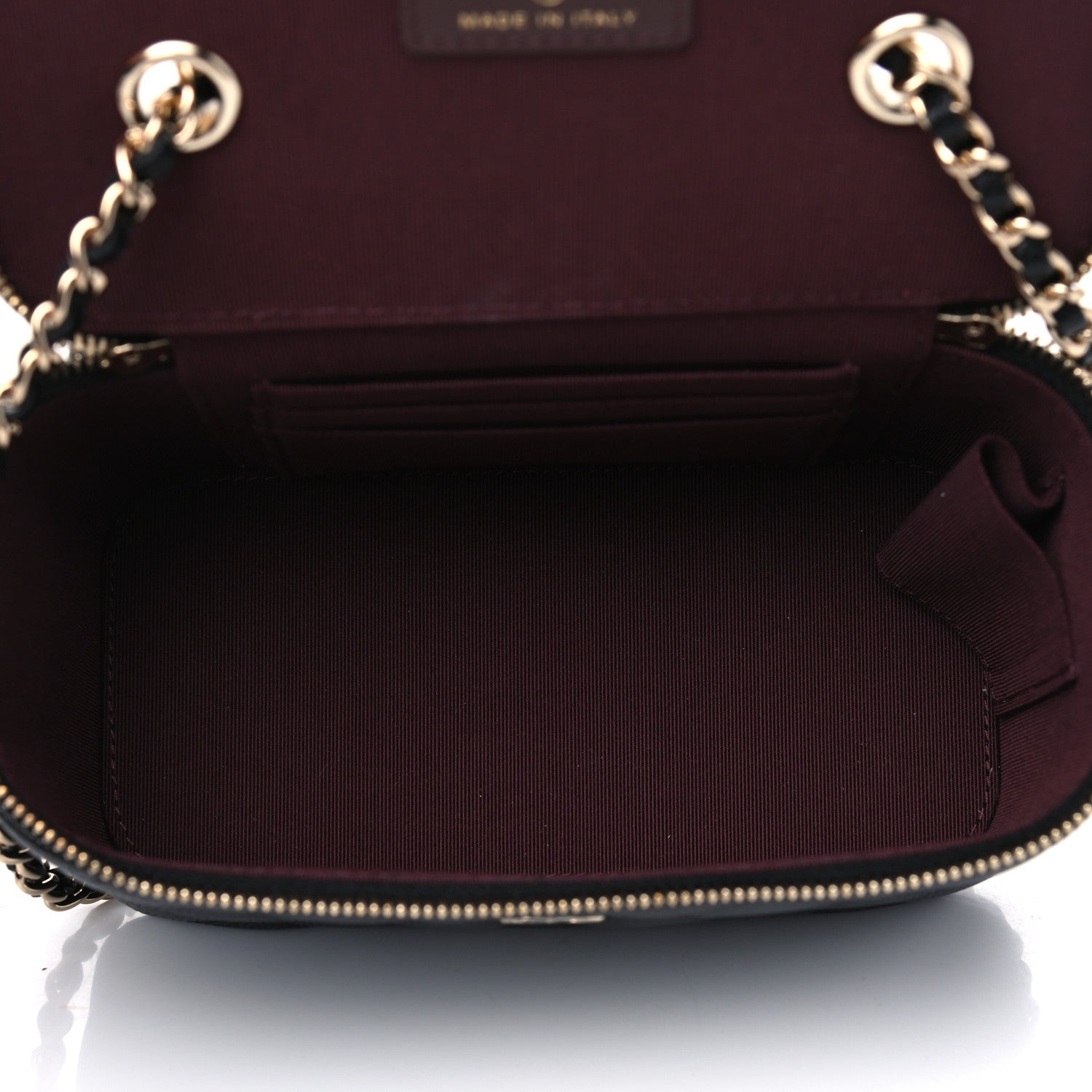 Chanel Caviar Quilted Small Vanity Case With Chain Black 4 of 4