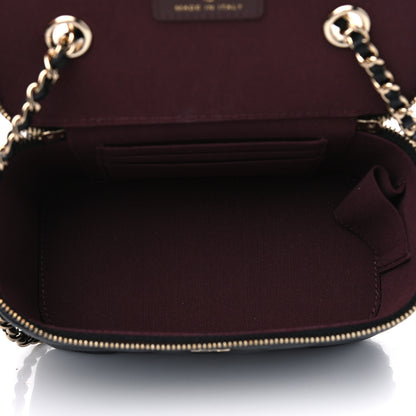 Chanel Caviar Quilted Small Vanity Case With Chain Black 4 of 4