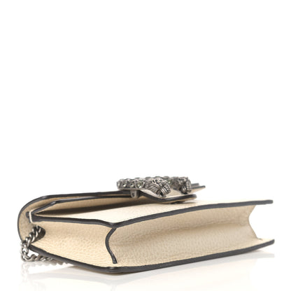 Gucci Dollar Calfskin Crystal Super Mini Dionysus Shoulder Bag Mystic White Black Diamond 4 of 11