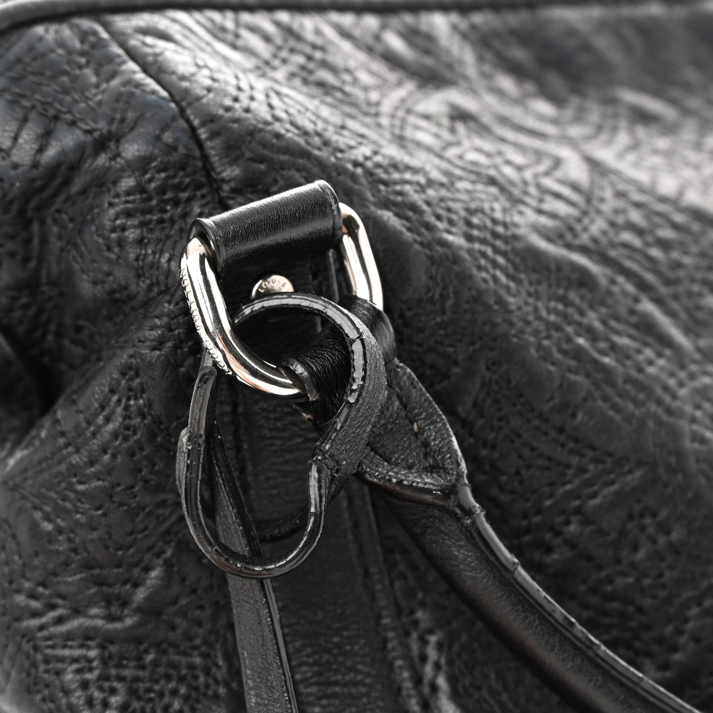 Monogram Lambskin Antheia IXIA MM Black