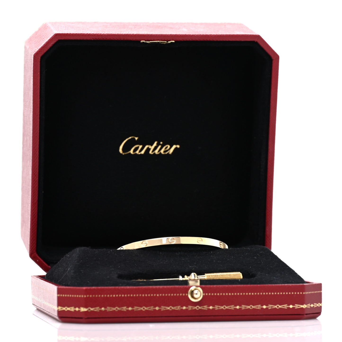 18K Yellow Gold Small LOVE Bracelet 15
