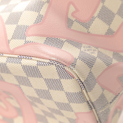 Louis Vuitton Damier Azur Tahitienne Neverfull MM 12 of 15