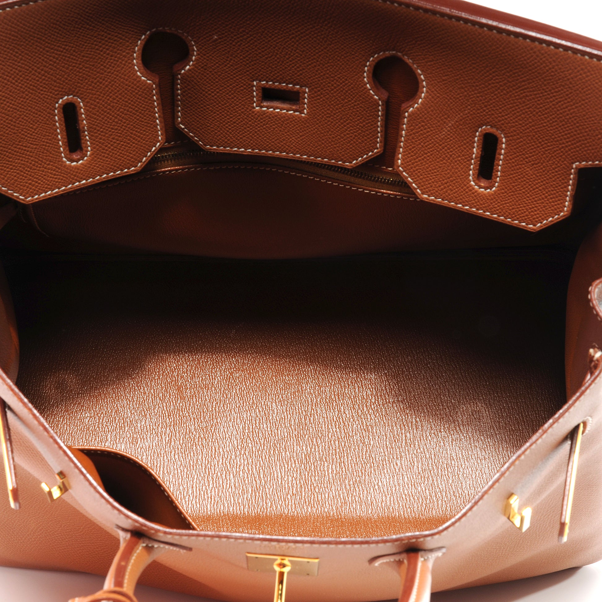 Hermes Courchevel HAC Birkin 32 Gold 7 of 8