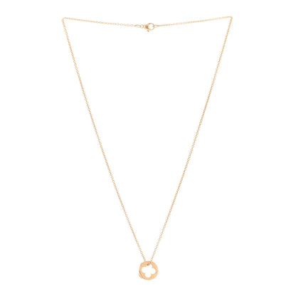 Louis Vuitton 18K Yellow Gold Empreinte Pendant Necklace 3 of 7