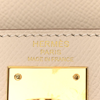 Hermes Epsom Kelly Sellier 28 Craie 6 of 11